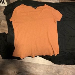 Forever 21 waffle v neck